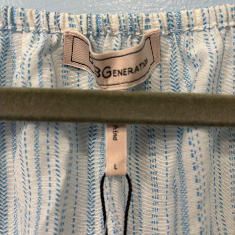 BCGeneration Women’s 3/4 sleeve V neck surplice side tie crop top NWT - Picture 5 of 5